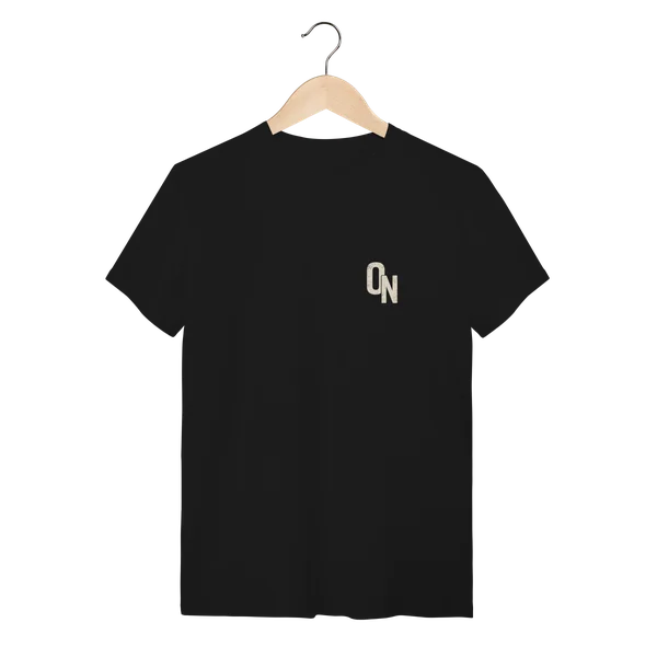 Camiseta Compass — ON — mockup oficial, frente