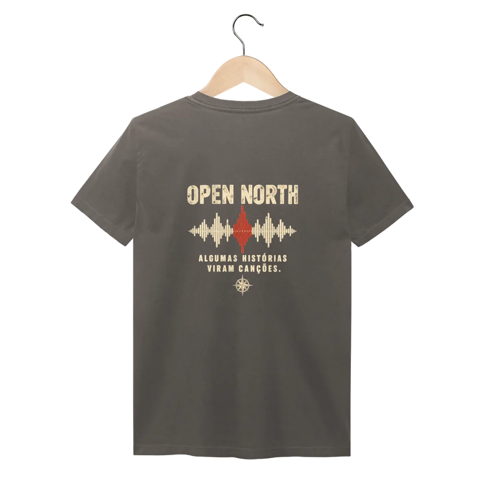 Camiseta Sound — Estonada — mockup oficial, costas