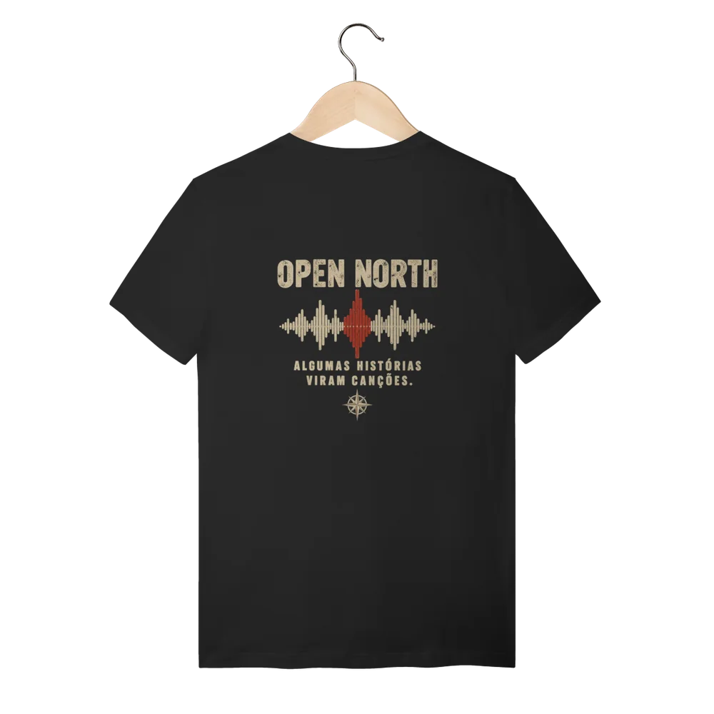 Camiseta Sound — Original — mockup oficial, costas